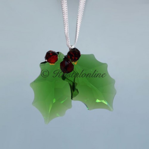 Swarovski Kristal | Silver Crystal | Kerst | Hulstblad Holly - Ornament | 5286155